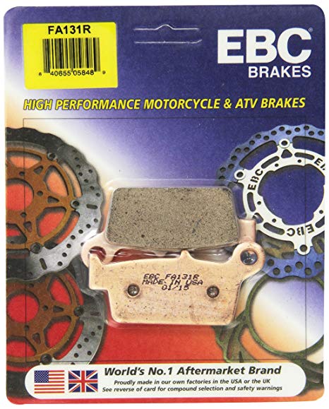 EBC Brakes Double-H Sintered Superbike Brake Pads Rear - FA131R EBC Brakes Double-H Sintered Superbike Brake Pads Rear - FA131R